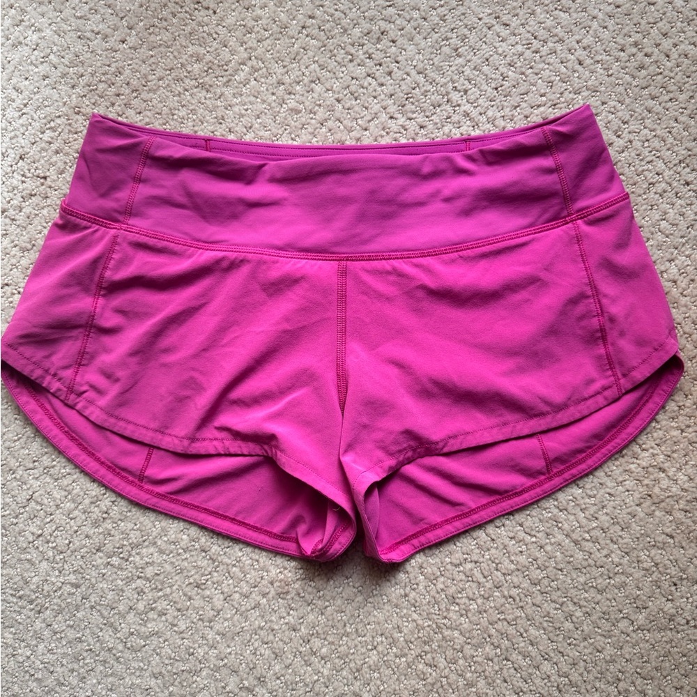 Lululemon low rise speed up short 2.5 inches